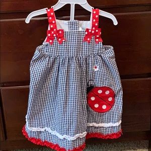 Emily Rose Ladybug Dress with Bloomers